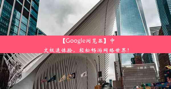 【Google浏览器】中文极速体验，轻松畅游网络世界！