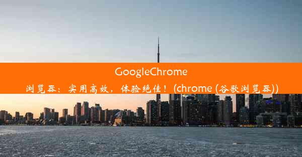 GoogleChrome浏览器：实用高效，体验绝佳！(chrome (谷歌浏览器))