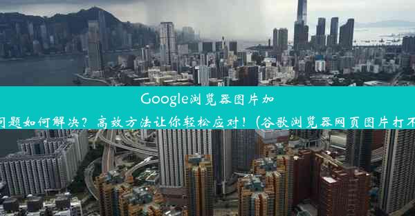 Google浏览器图片加载问题如何解决？高效方法让你轻松应对！(谷歌浏览器网页图片打不开)