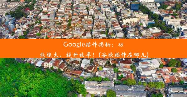 Google插件揭秘：功能强大，提升效率！(谷歌插件在哪儿)