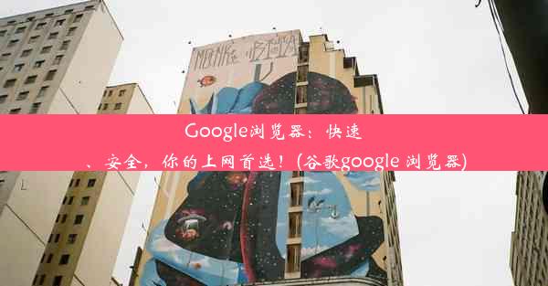 Google浏览器：快速、安全，你的上网首选！(谷歌google 浏览器)