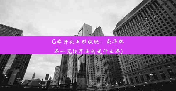 G字开头车型探秘：豪华轿车一览(g开头的是什么车)