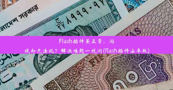 Flash插件虽正常，游戏却无法玩？解决难题一线间(flash插件安卓版)