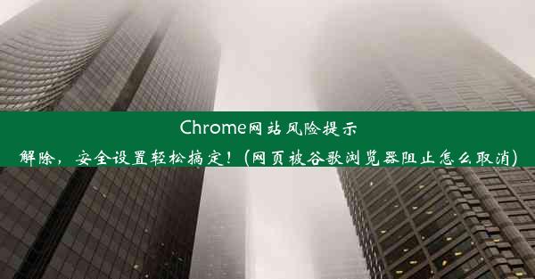 Chrome网站风险提示解除，安全设置轻松搞定！(网页被谷歌浏览器阻止怎么取消)