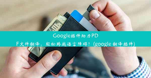 Google插件助力PDF文件翻译，轻松跨越语言障碍！(google 翻译插件)