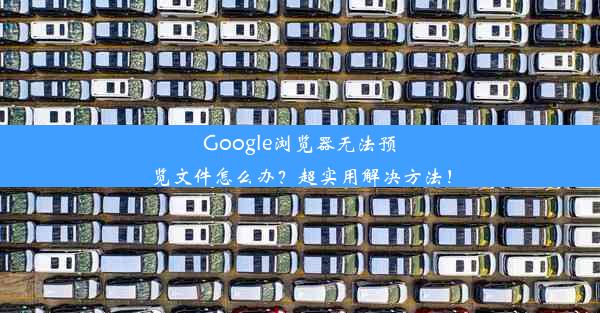 Google浏览器无法预览文件怎么办？超实用解决方法！