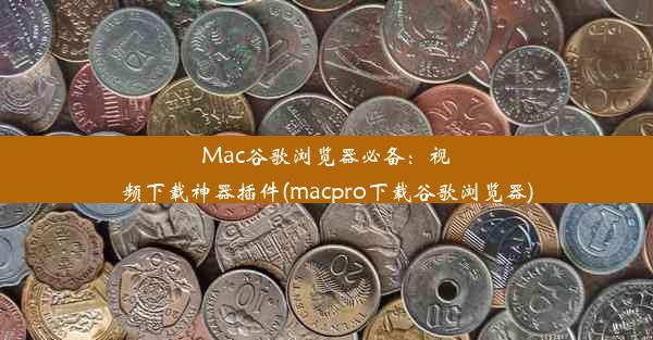 Mac谷歌浏览器必备：视频下载神器插件(macpro下载谷歌浏览器)