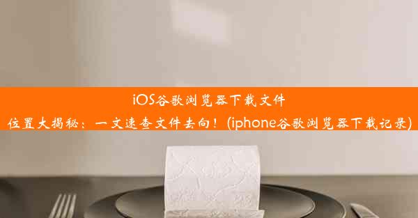 iOS谷歌浏览器下载文件位置大揭秘：一文速查文件去向！(iphone谷歌浏览器下载记录)