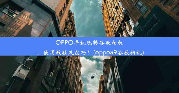 OPPO手机玩转谷歌相机：使用教程及技巧！(oppoa9谷歌相机)