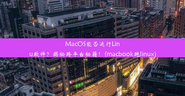 MacOS能否运行Linu软件？揭秘跨平台秘籍！(macbook跑linux)