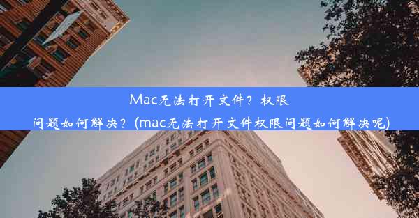 Mac无法打开文件？权限问题如何解决？(mac无法打开文件权限问题如何解决呢)