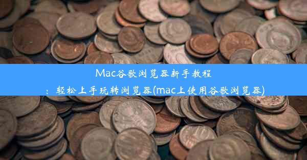 Mac谷歌浏览器新手教程：轻松上手玩转浏览器(mac上使用谷歌浏览器)