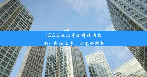 IGG谷歌助手插件使用指南：轻松上手，功能全解析