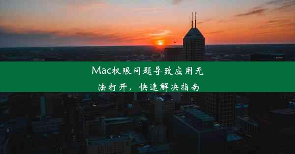 Mac权限问题导致应用无法打开，快速解决指南