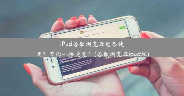 iPad谷歌浏览器能否使用？带你一探究竟！(谷歌浏览器ipad版)