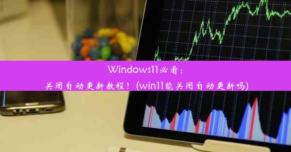 Windows11必看：关闭自动更新教程！(win11能关闭自动更新吗)