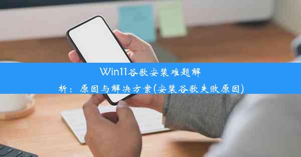 Win11谷歌安装难题解析：原因与解决方案(安装谷歌失败原因)