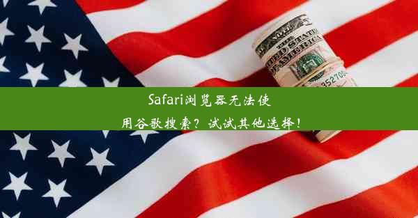 Safari浏览器无法使用谷歌搜索？试试其他选择！