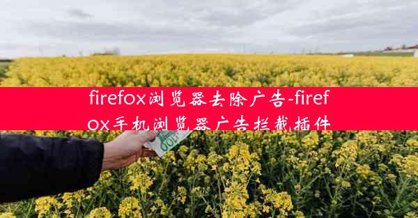 firefox浏览器去除广告-firefox手机浏览器广告拦截插件