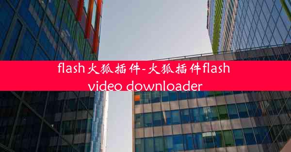 flash火狐插件-火狐插件flash video downloader